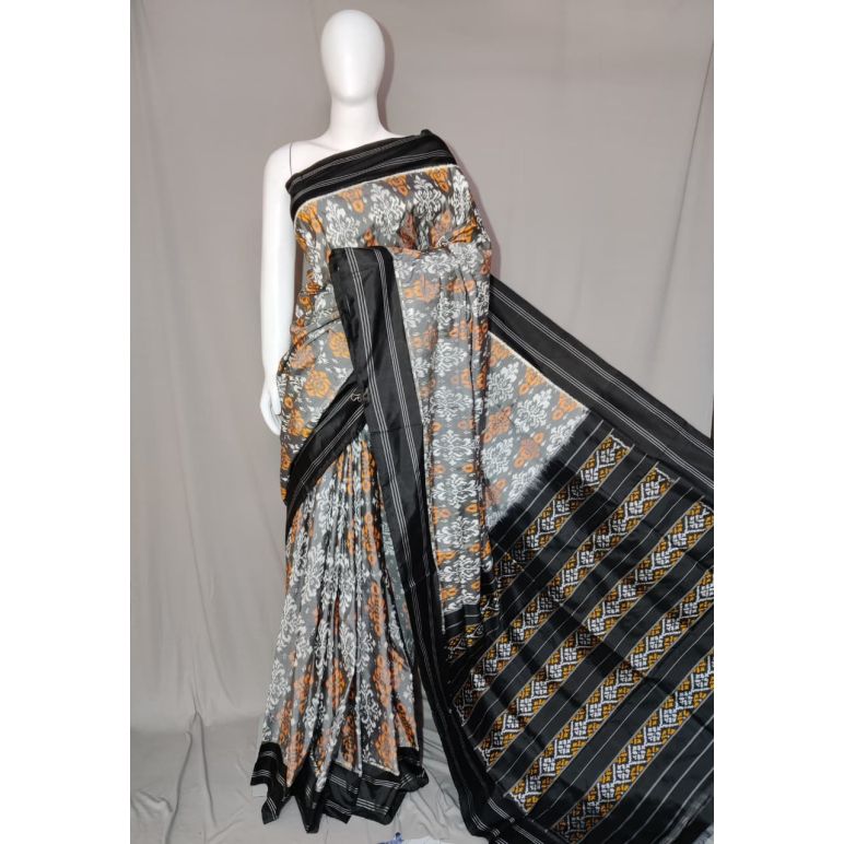 PDLSIDSS5Y12TSCD11- Ikat silk saree
