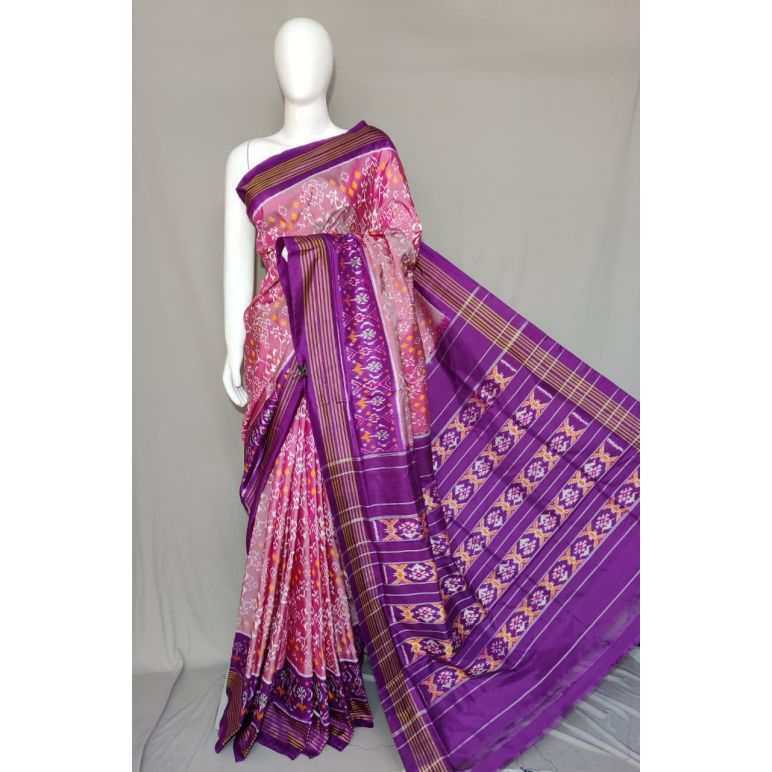 PDLSIDSS5Y12TSCD14- Ikat silk saree