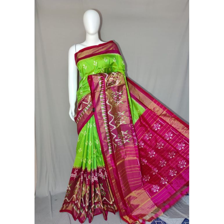 PDLSIDSS5Y12TSCD19- Ikat silk saree