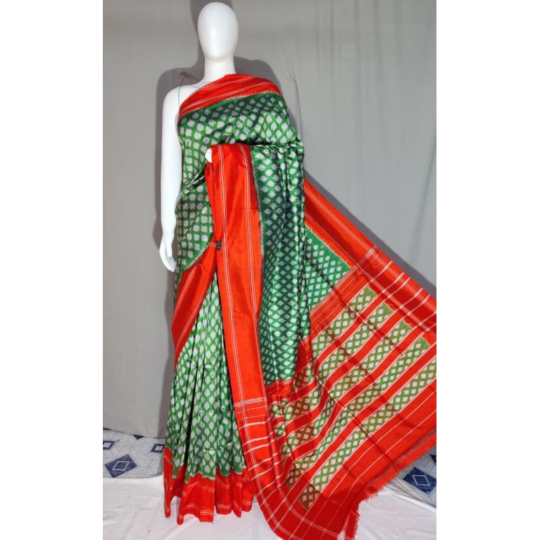 PDLSIDSS5Y12TSCD23- Ikat silk saree