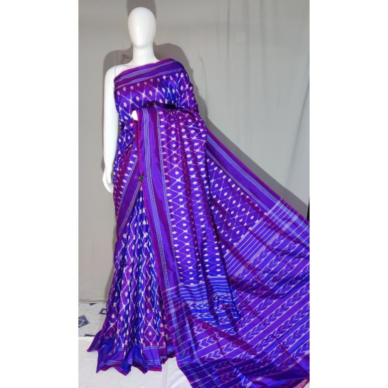 PDLSIDSS5Y12TSCD27- Ikat silk saree
