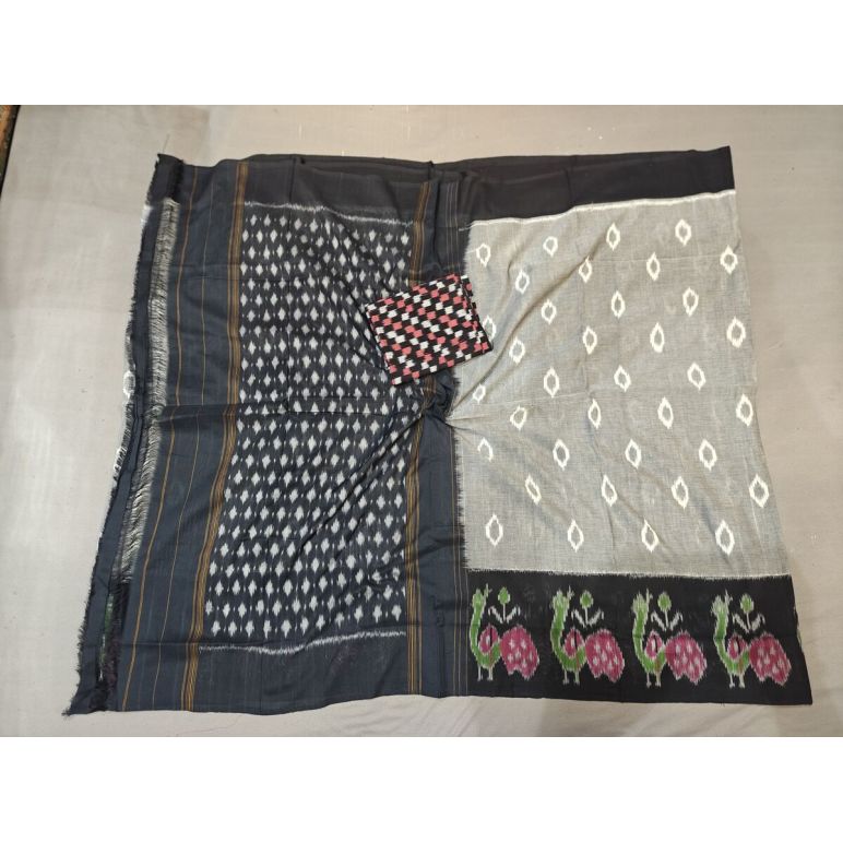 PGMRICTS5Y12INCD05- Ikat cotton saree