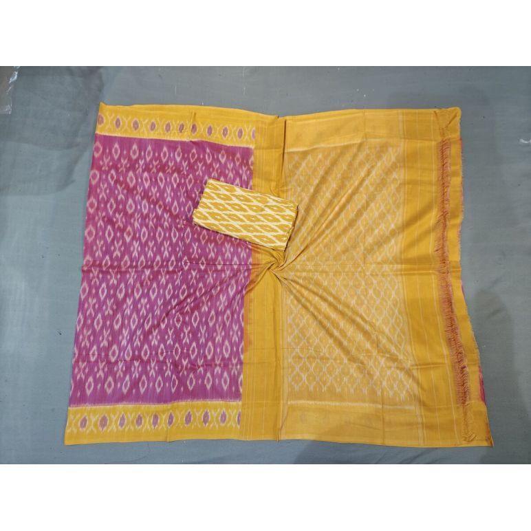 PGMRICTS5Y12INCD13- Ikat cotton saree