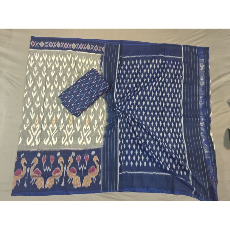 PGMRICTS5Y12INCD27- Ikat cotton saree