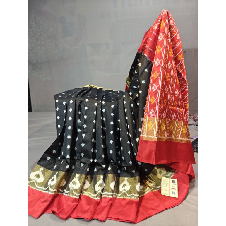 PGMRIDSS5Y12BXDC03- Ikat silk saree