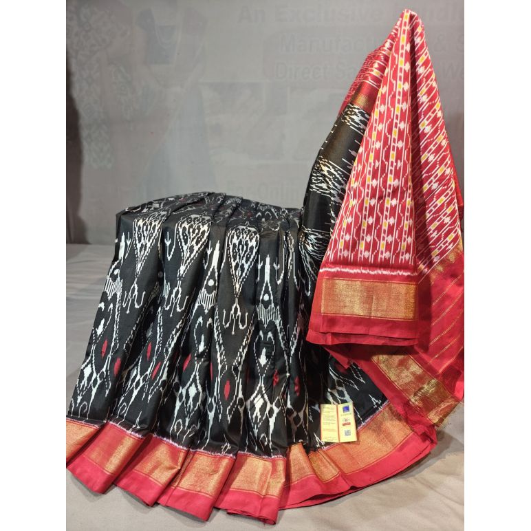 PGMRIDSS5Y12BXDC07- Ikat silk saree