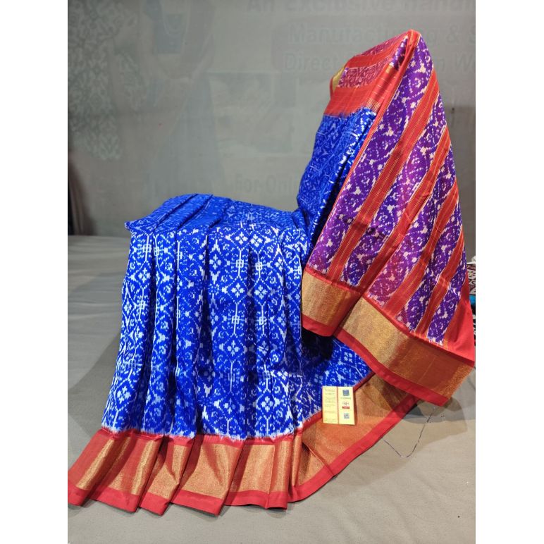 PGMRIDSS5Y12BXDC10- Ikat silk saree