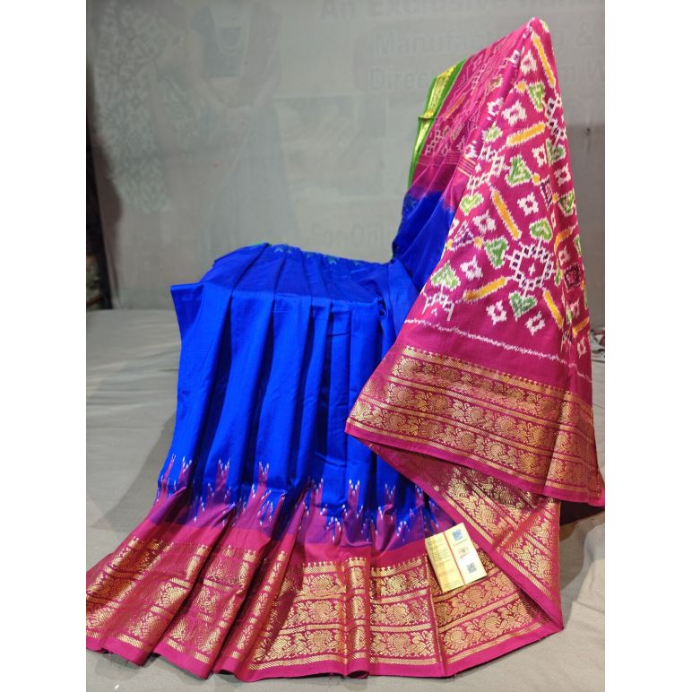 PGMRIDSS5Y12BXDC12- Ikat silk saree
