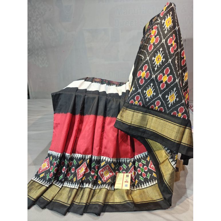 PGMRIDSS5Y12BXDC13- Ikat silk saree