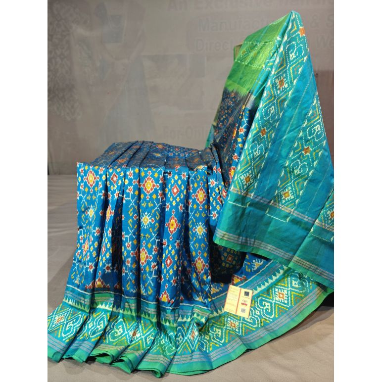 PGMRIDSS5Y12BXDC20- Ikat silk saree