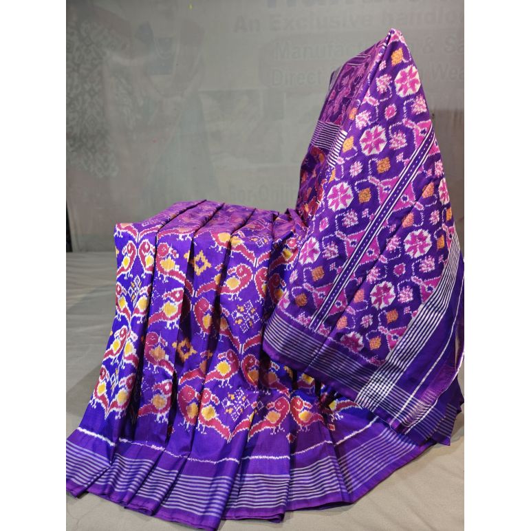 PGMRIDSS5Y12BXDC21- Ikat silk saree