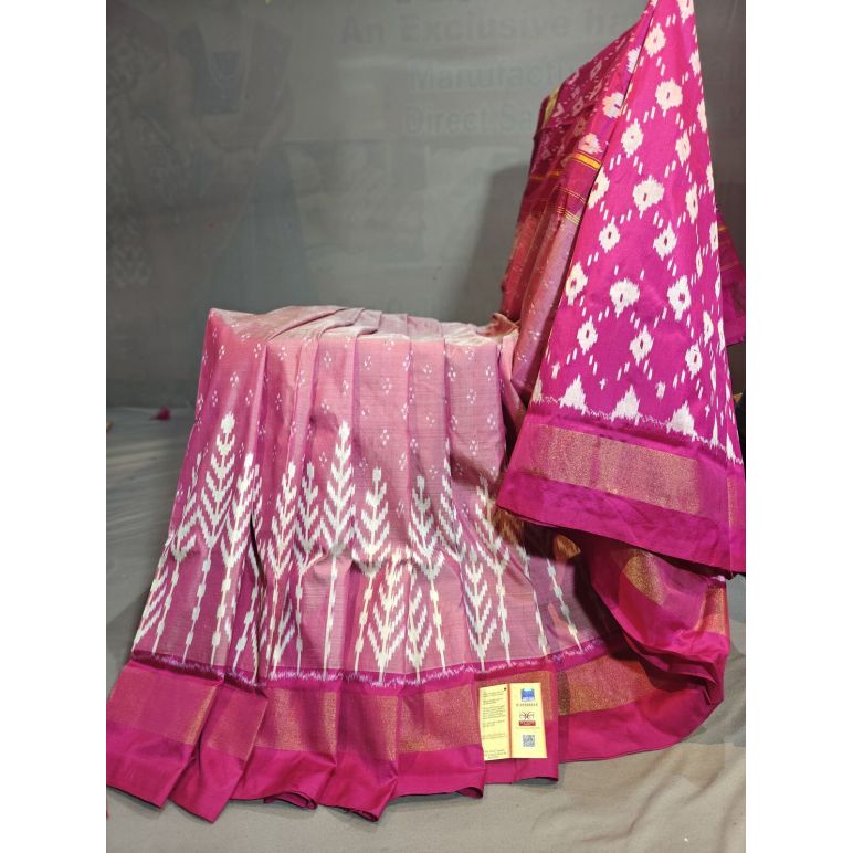 PGMRILWS5Y12XEDC04- light weight Ikat silk saree