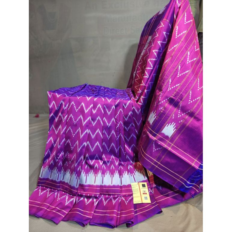 PGMRILWS5Y12XEDC11- light weight Ikat silk saree