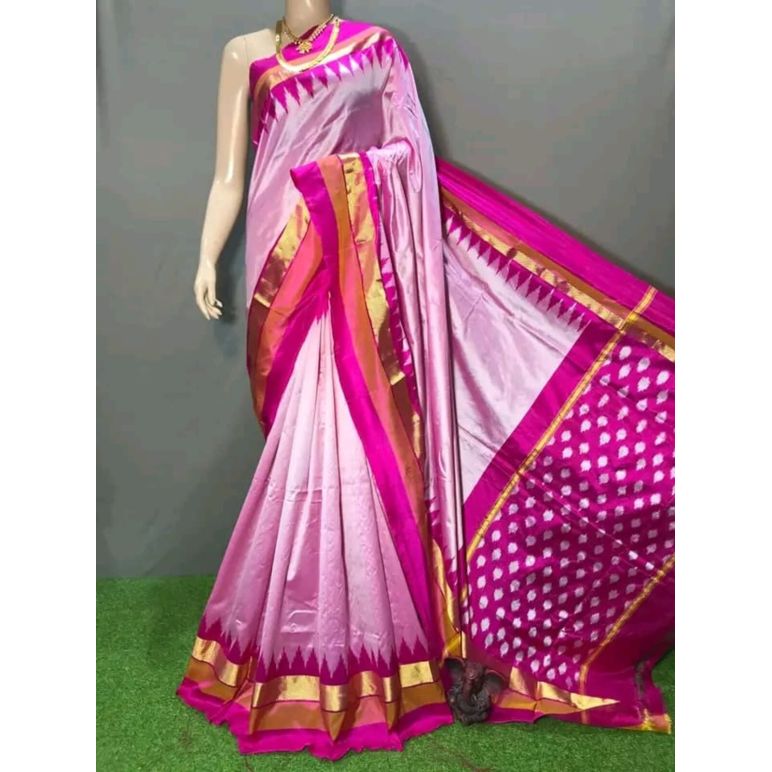 PGMRILWS5Y12XEDC17- light weight Ikat silk saree