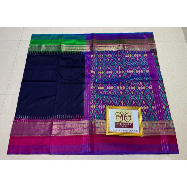 PPHSIDSS5Y12BSDD25- Ikat silk saree