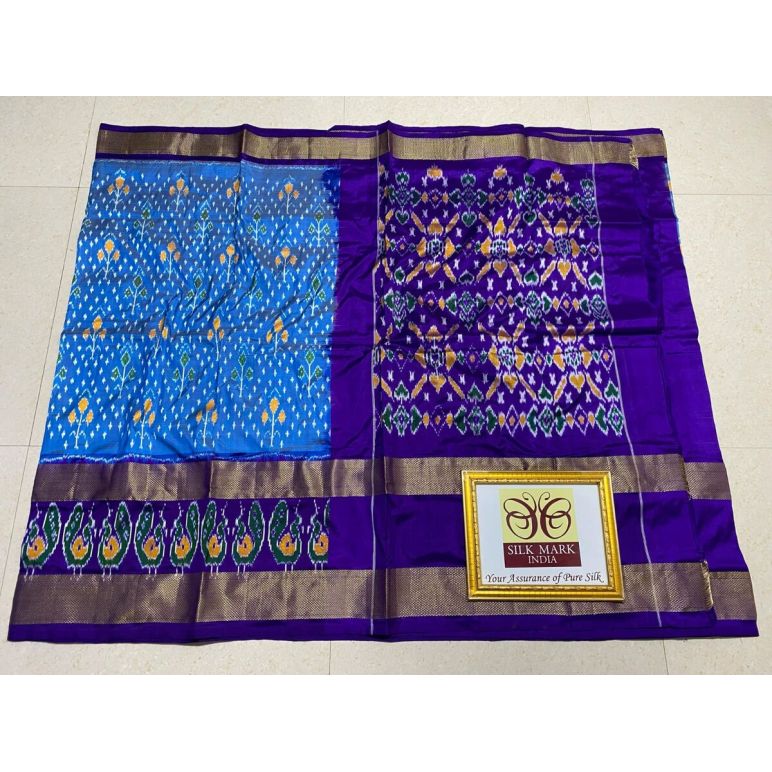 PPHSIDSS5Y12BSDD37- Ikat silk saree