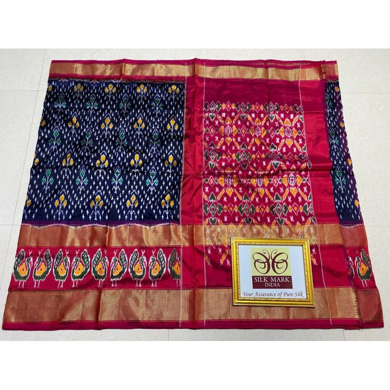 PPHSIDSS5Y12BSDD42- Ikat silk saree