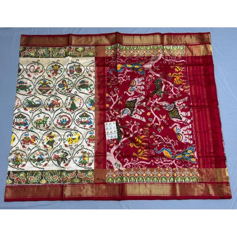 PPISIDSS5Y11SSDC03- Ikat silk saree