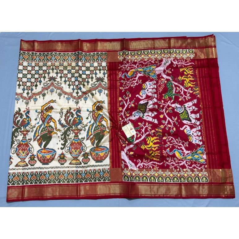 PPISIDSS5Y11SSDC05- Ikat silk saree