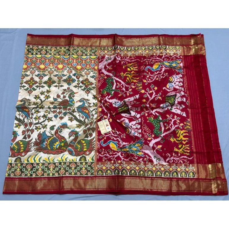 PPISIDSS5Y11SSDC11- Ikat silk saree