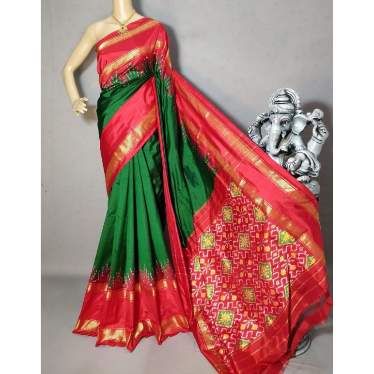 PRIHIDSS5Y10TTCD06- Ikat silk saree