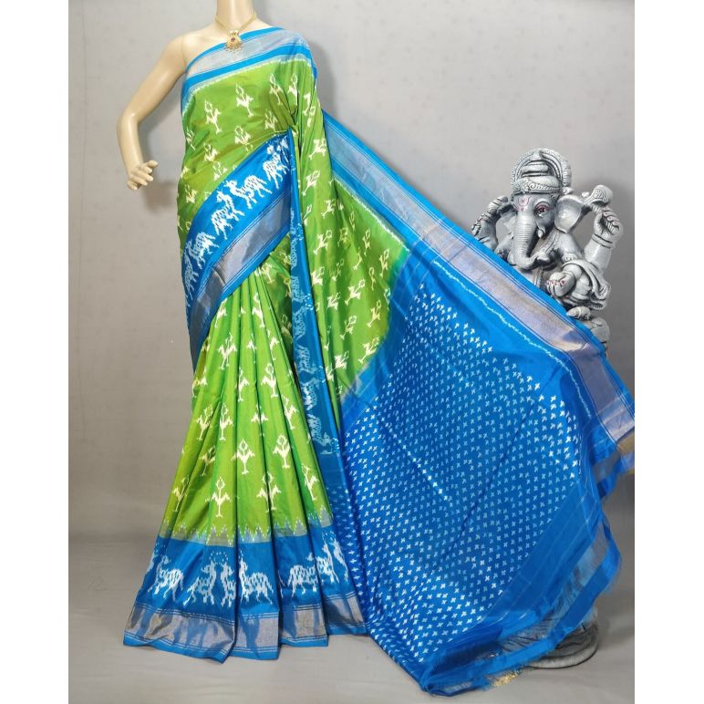 PRIHIDSS5Y10TTCD07- Ikat silk saree