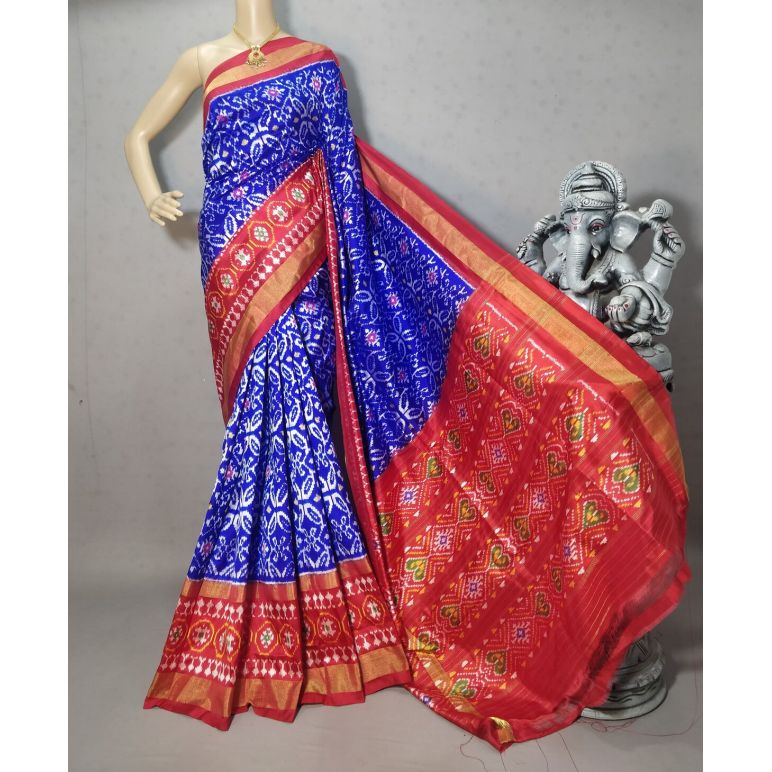 PRIHIDSS5Y12BTCD04- Ikat silk saree