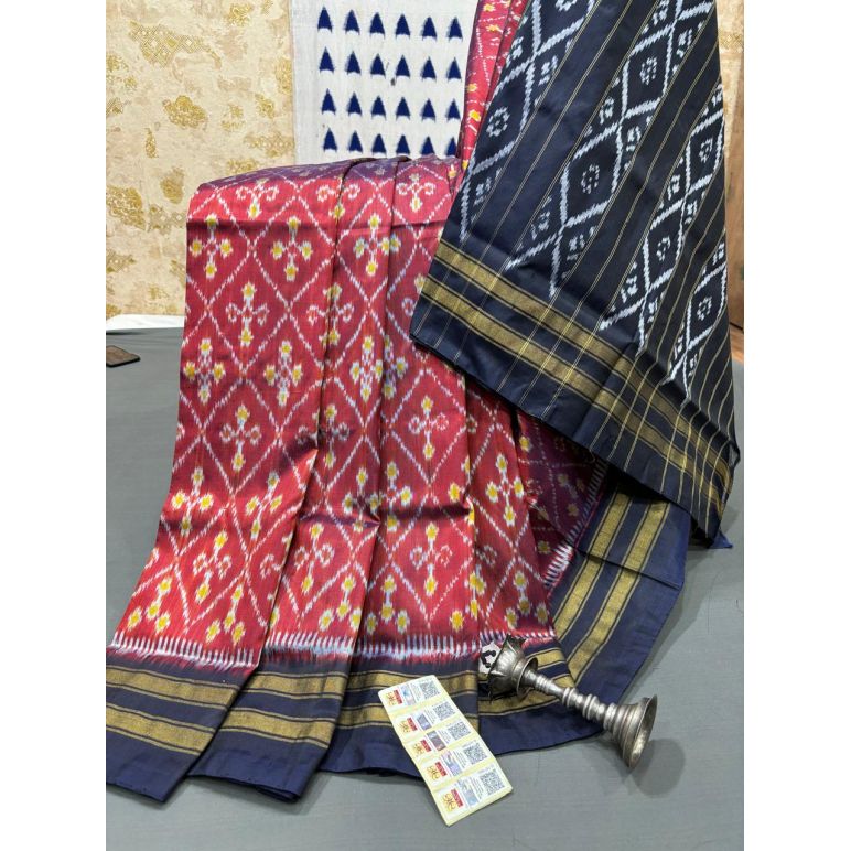 PRMHIDSS5Y10TSDC03- Ikat silk saree