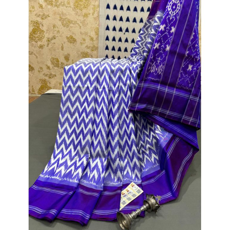 PRMHIDSS5Y10TSDC08- Ikat silk saree