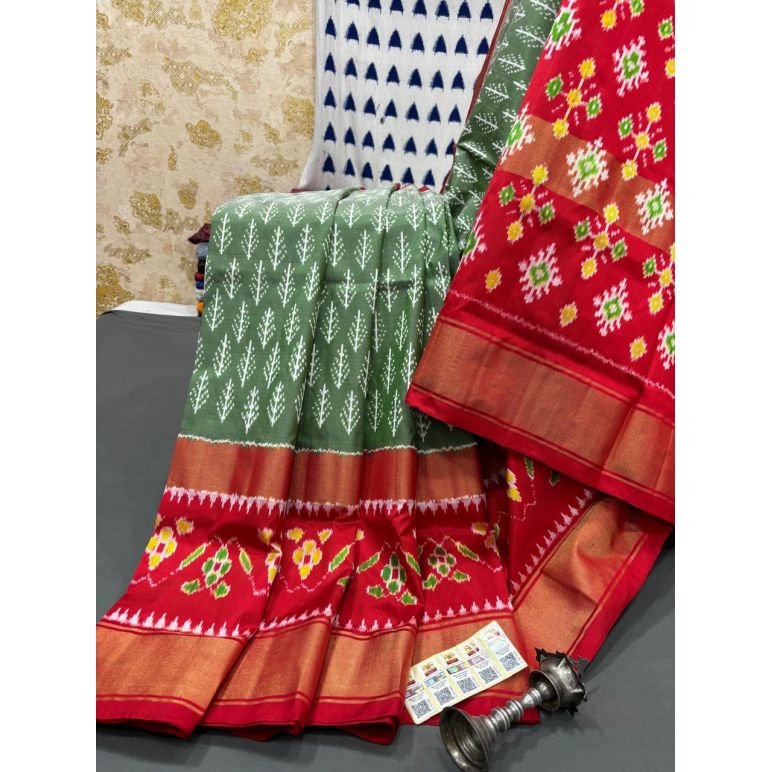 PRMHIDSS5Y10TSDC18- Ikat silk saree