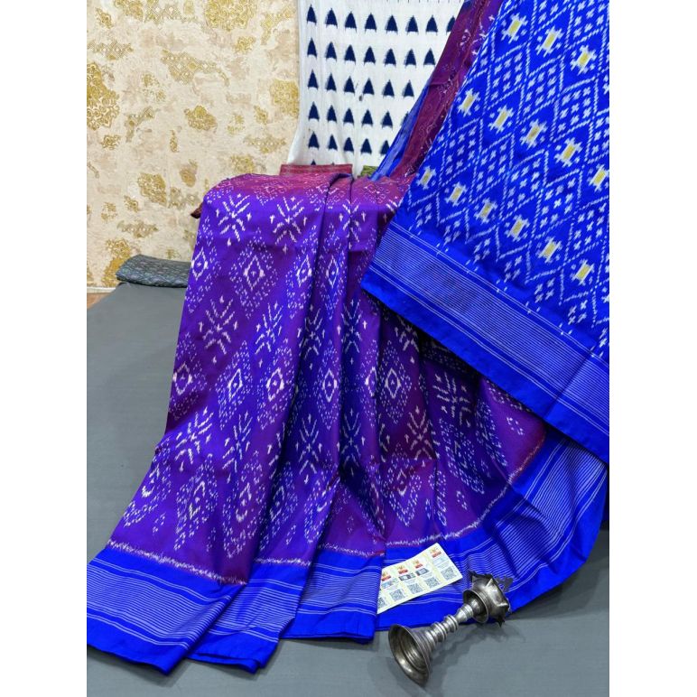 PRMHIDSS5Y10TSDC19- Ikat silk saree