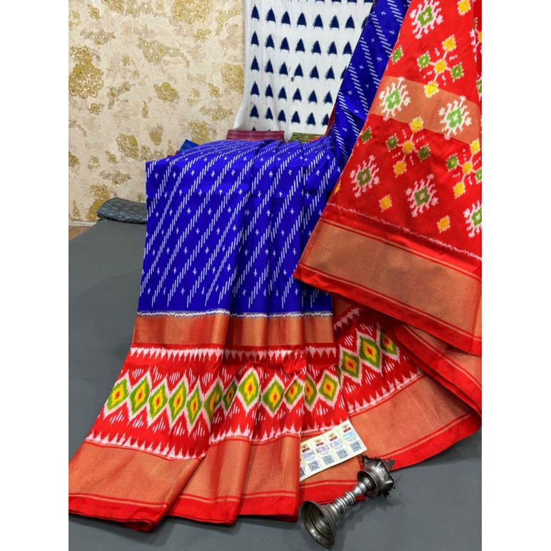 PRMHIDSS5Y10TSDC20- Ikat silk saree
