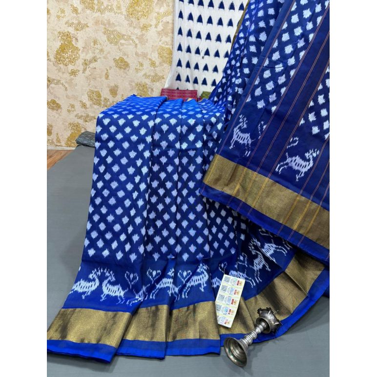 PRMHIDSS5Y10TSDC25- Ikat silk saree