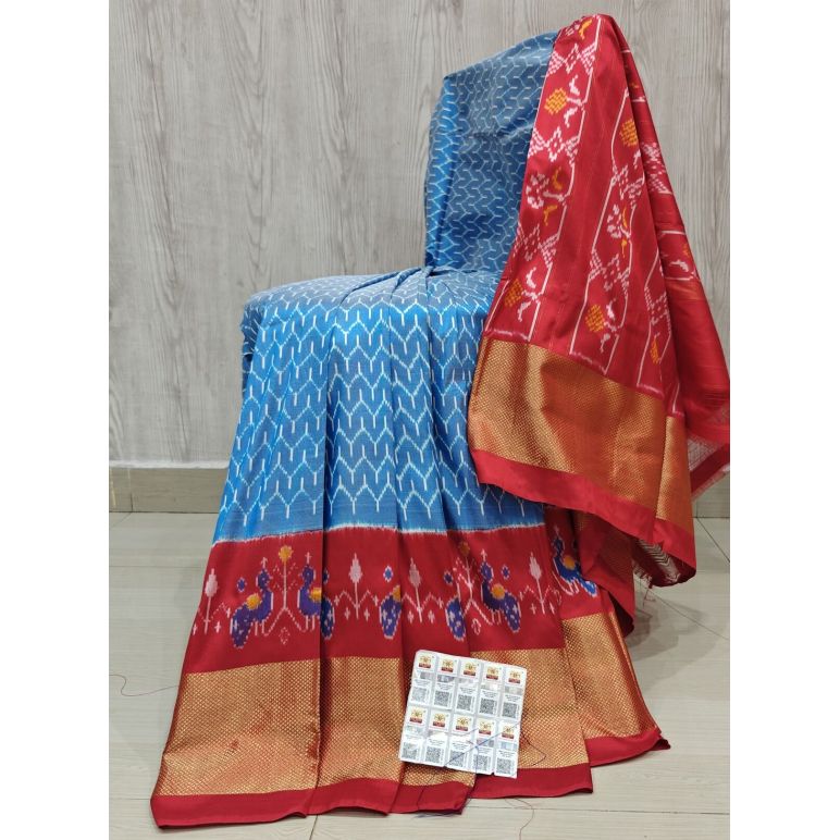PSHLIDSS5Y10NCDC02- Ikat silk saree