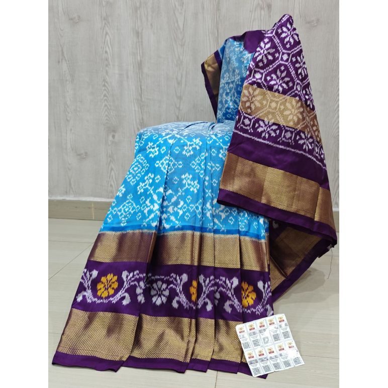 PSHLIDSS5Y10NCDC11- Ikat silk saree
