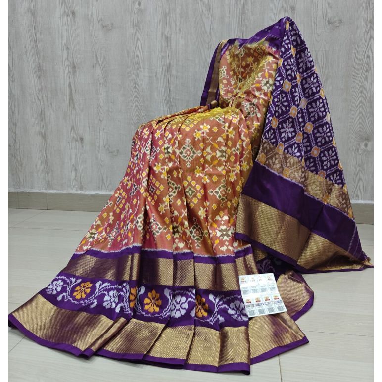 PSHLIDSS5Y10NCDC19- Ikat silk saree