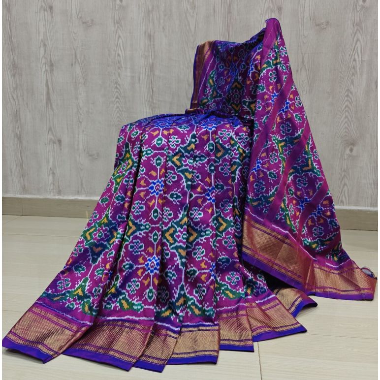 PSHLIDSS5Y10NCDC23- Ikat silk saree
