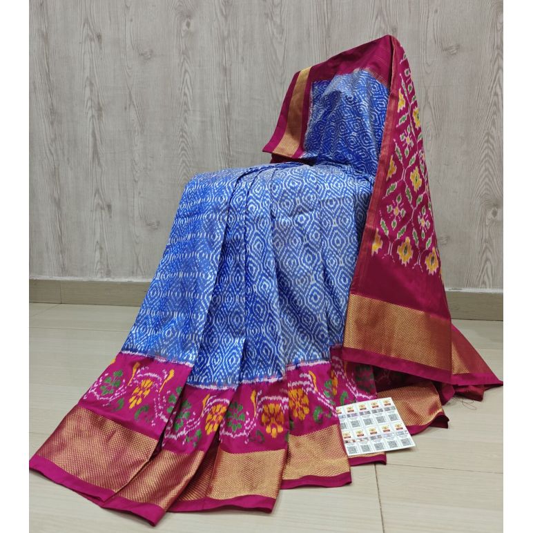 PSHLIDSS5Y10NCDC24- Ikat silk saree