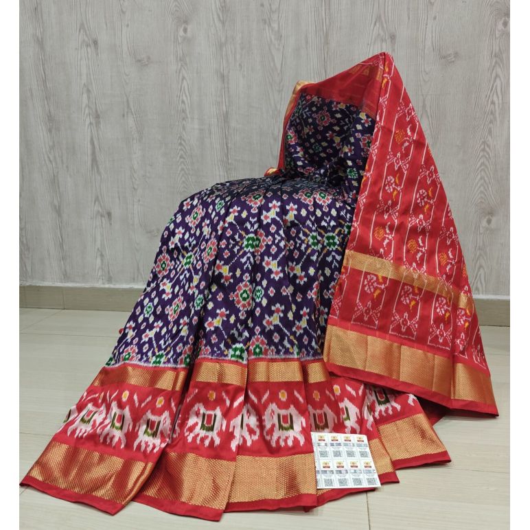 PSHLIDSS5Y10NCDC30- Ikat silk saree