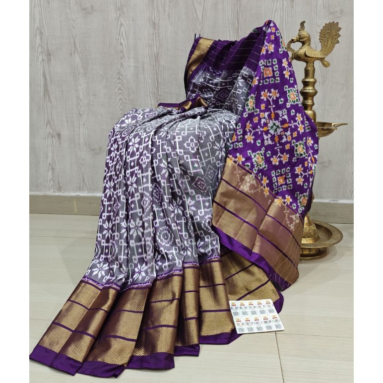 PSHLIDSS5Y10NCDC32- Ikat silk saree