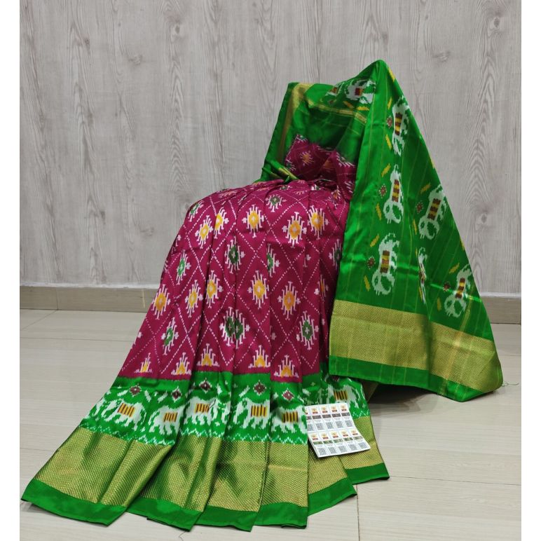 PSHLIDSS5Y10NCDC36- Ikat silk saree
