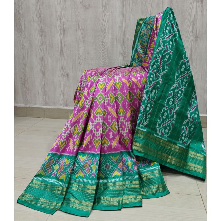 PSHLIDSS5Y12NCDD06- Ikat silk saree