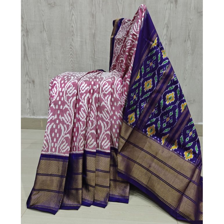 PSHLIDSS5Y12NCDD15- Ikat silk saree