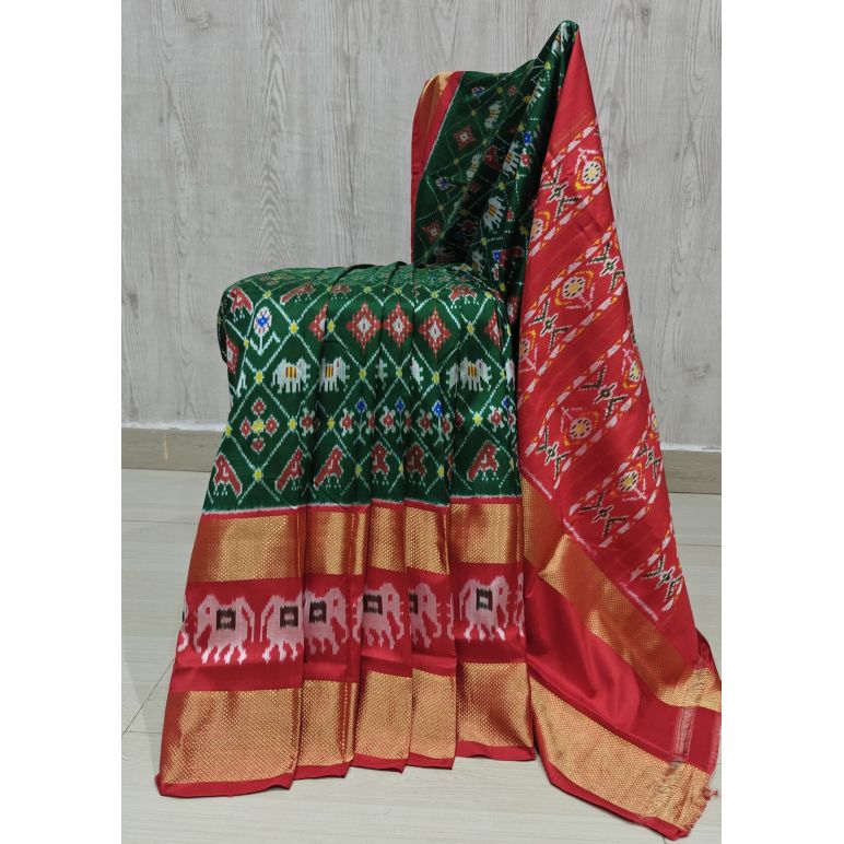 PSHLIDSS5Y12NCDD16- Ikat silk saree
