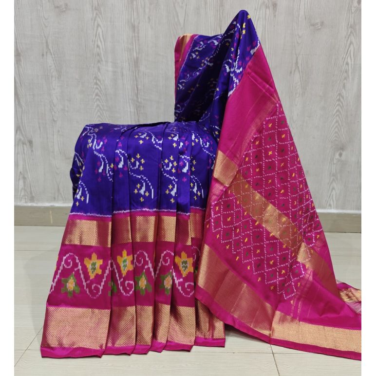 PSHLIDSS5Y12NCDD23- Ikat silk saree