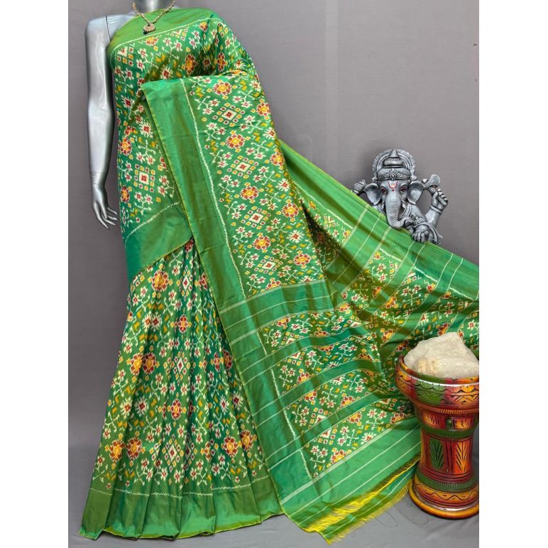 PSNTIDSS5Y10NDDC12- Ikat silk saree