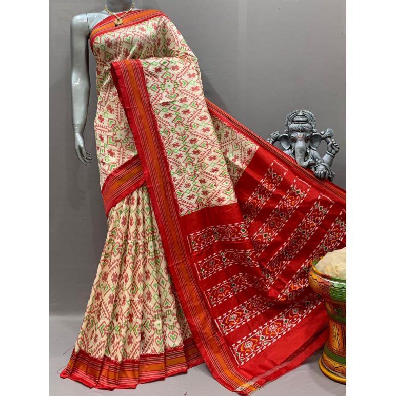 PSNTIDSS5Y10NDDC30- Ikat silk saree