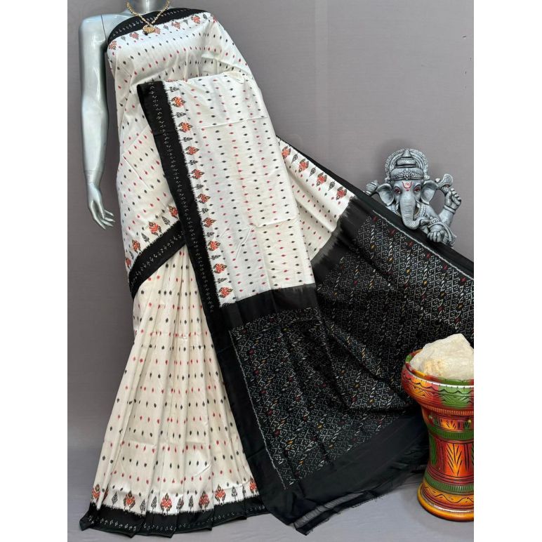 PSNTIDSS5Y10NDDC36- Ikat silk saree