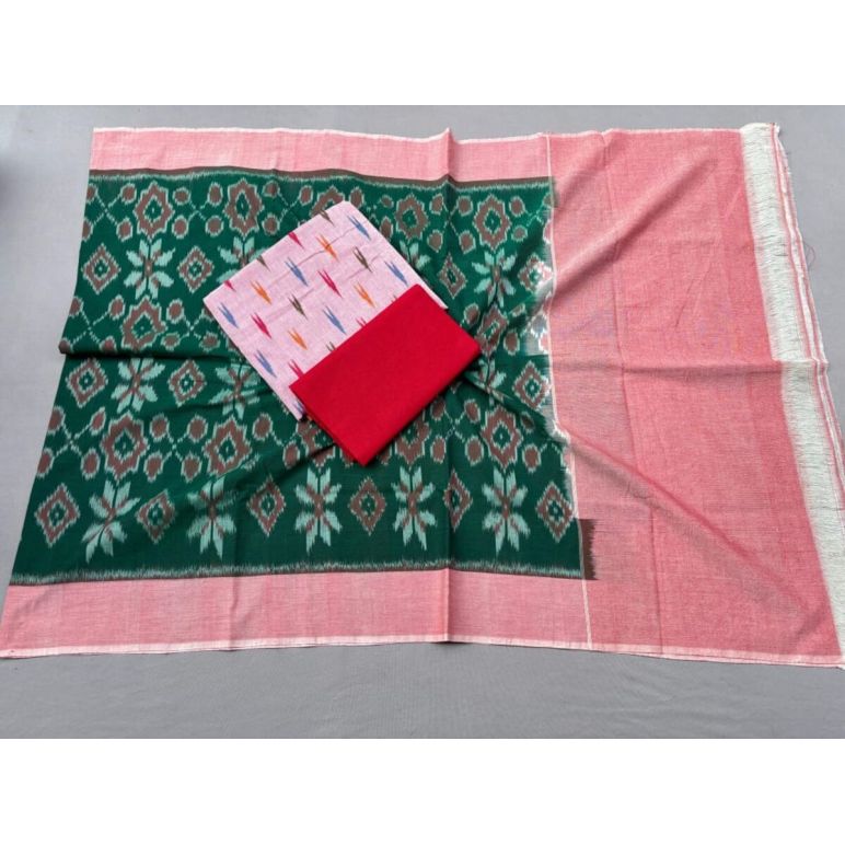 PSSIC3PS5Y20IZSC03- Double ikat cotton salwar set