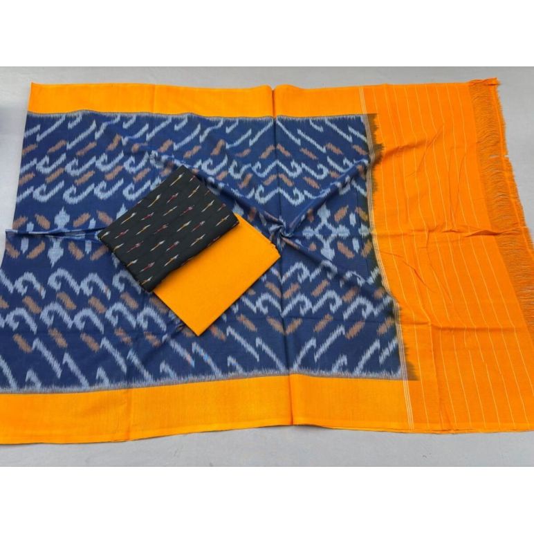 PSSIC3PS5Y20IZSC48- Double ikat cotton salwar set